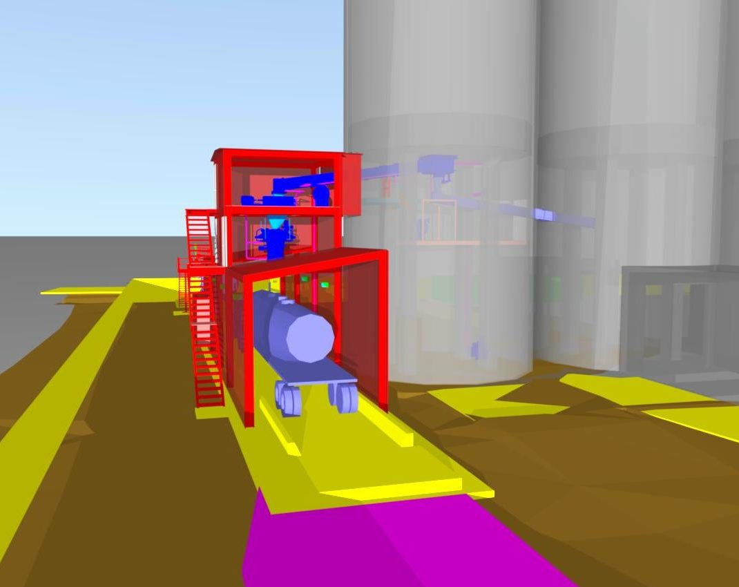 Cement Terminal Truck Scale House and Loadout Lane EDG, Inc.