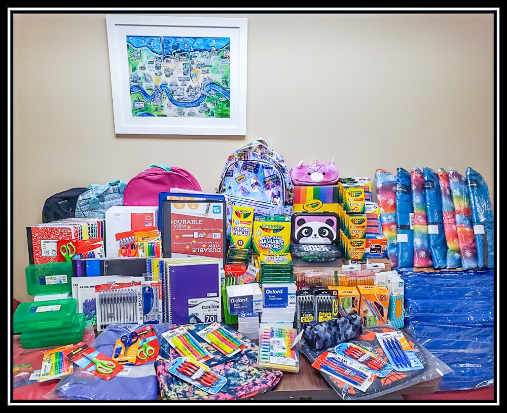 EDG Metairie Donation of School Supplies to CASA Jefferson