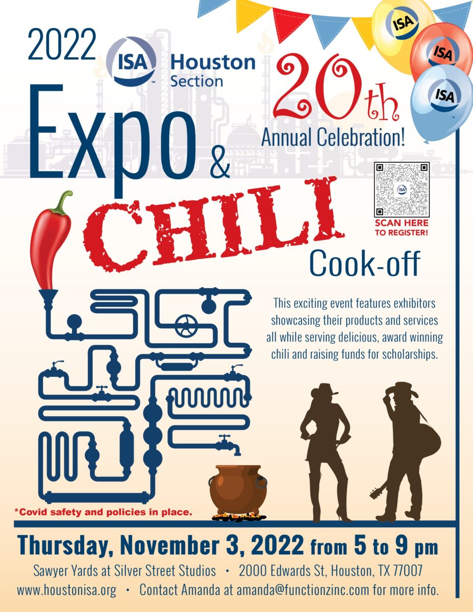 2022 ISA HS Expo & Chili Cook Off Flyer - EDG Inc
