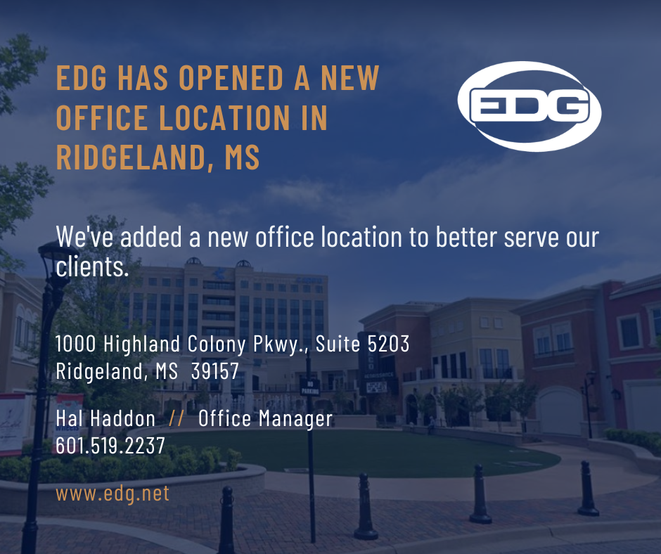 EDG Inc Ridgeland MS Office Opening