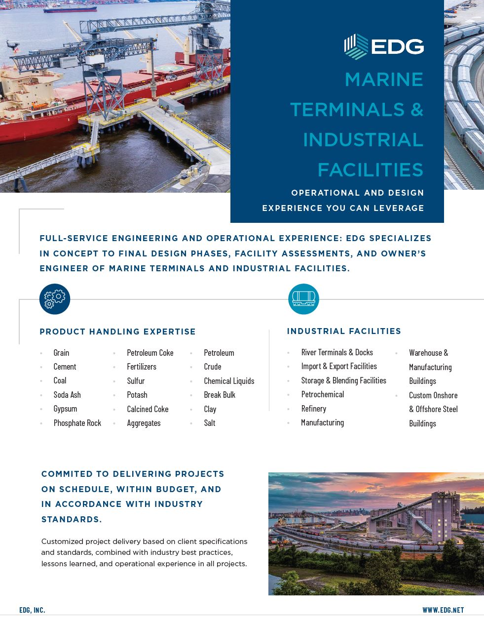 EDG Marine Terminals Industrial Brochure