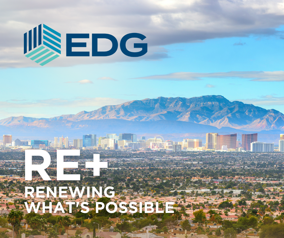 RE+ Conference Las Vegas 2023 EDG Inc