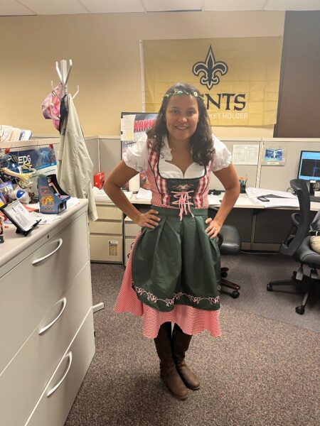 EDG Metairie Halloween 2023 -Tesla-German Beer Lady