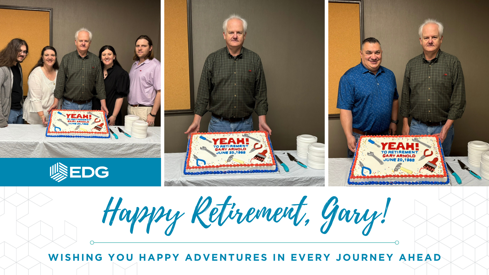 EDG wishes Gary Arnold Happy Retirement
