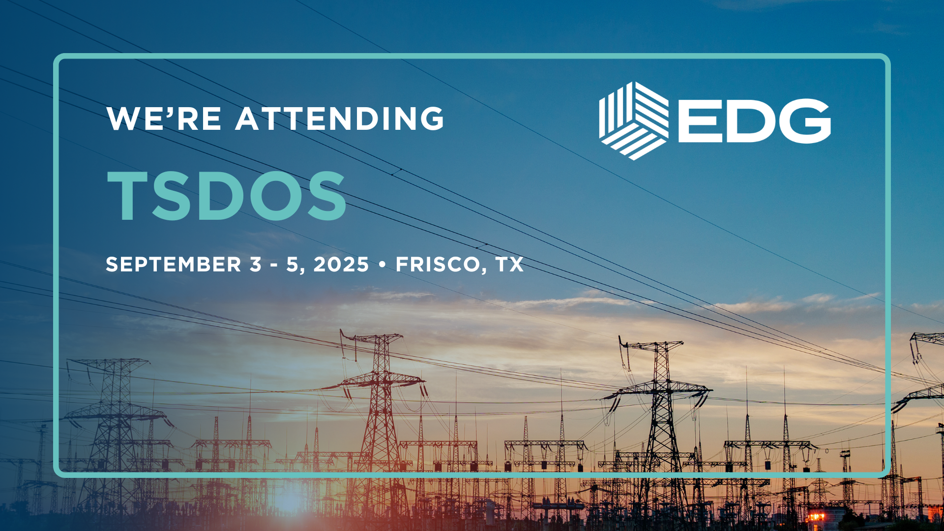 EDG attending TSDOS 2025