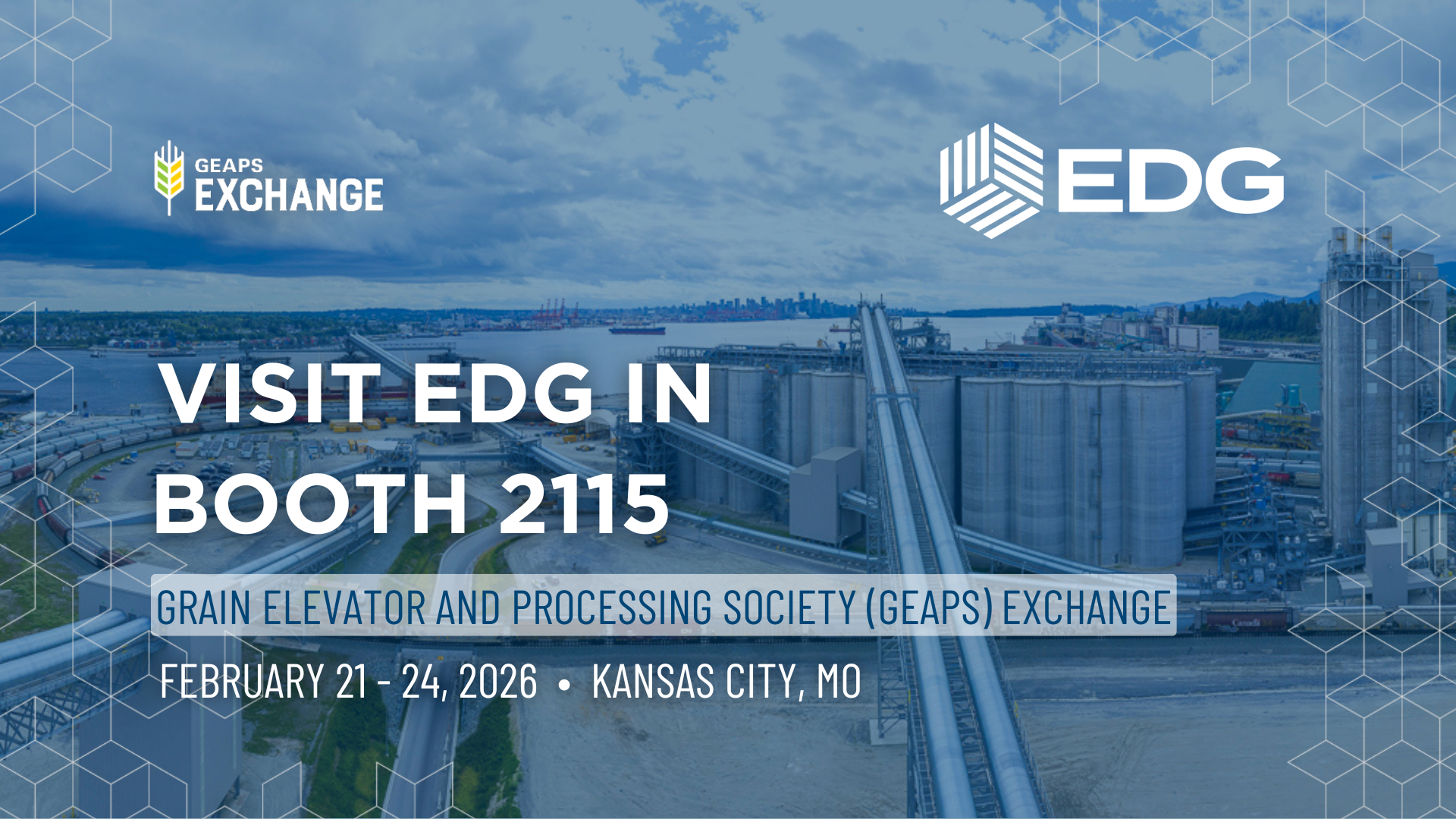 EDG announcement exhibiting at GEAPS 2026